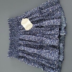 NWT Altar'd State Mini Skirt in blue floral